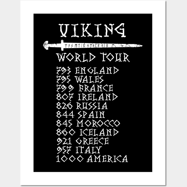 Vikings World Tour Wall Art by Scar